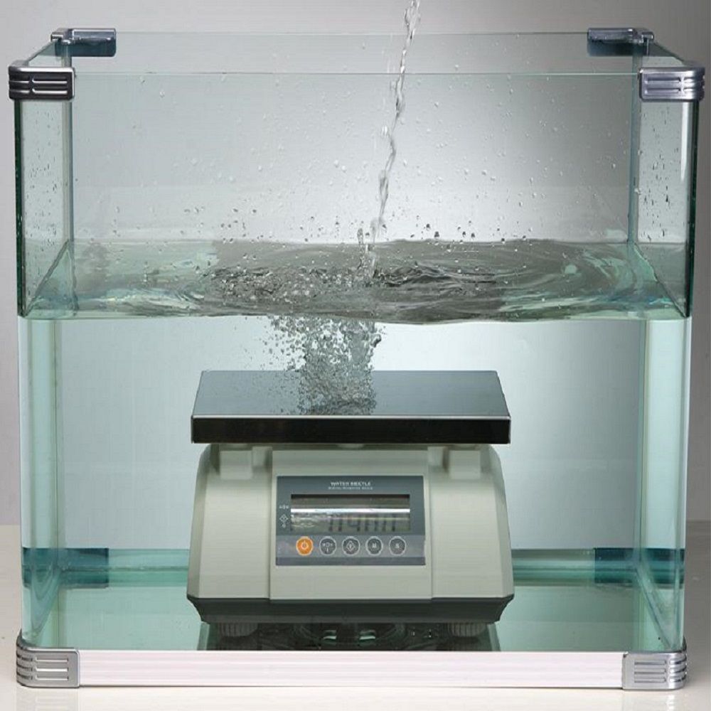 물방개 방수전자저울 15kg(2g)수산시장 완전방수 국산
