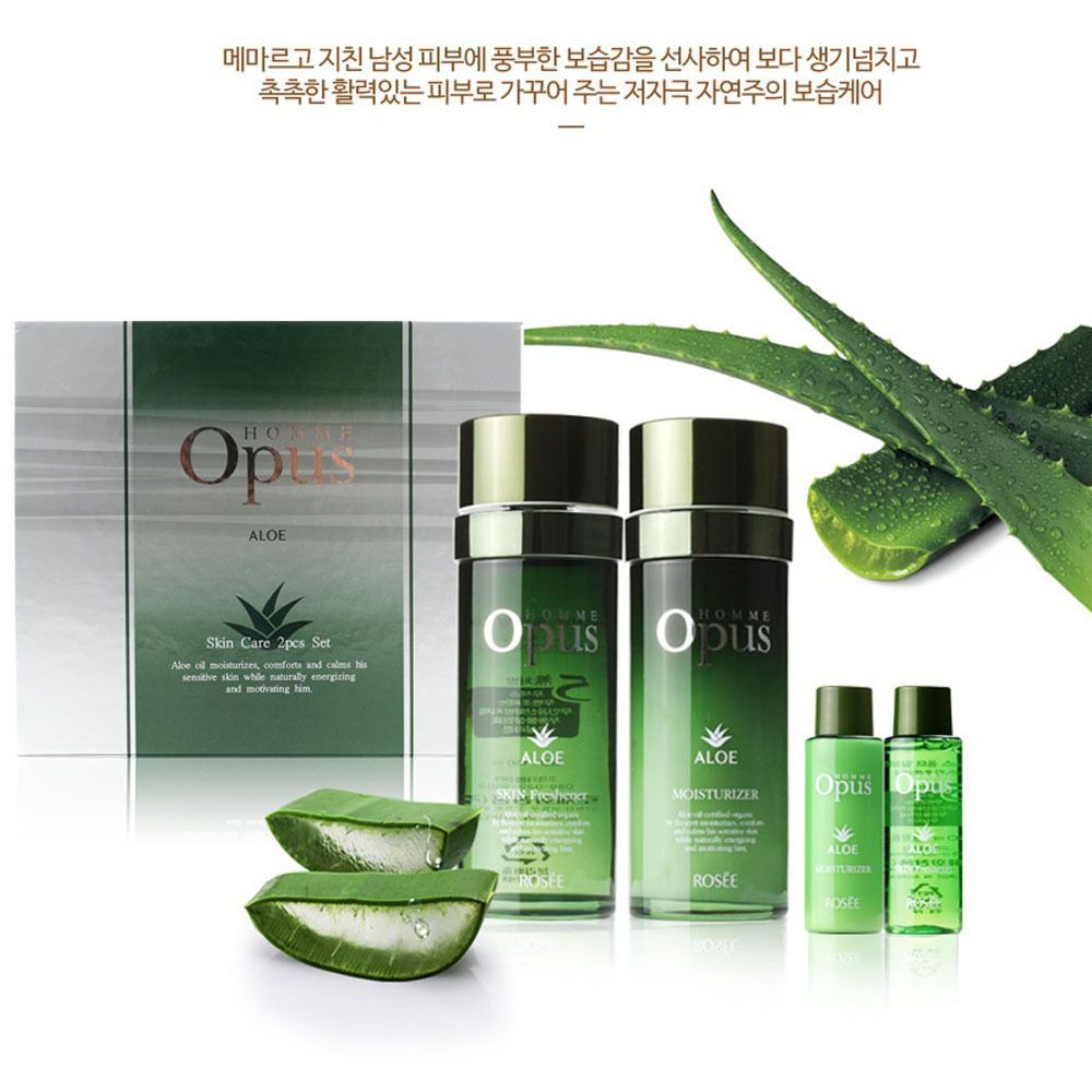 오퍼스 남자 화장품 옴므 알로에 자연주의 2종세트
