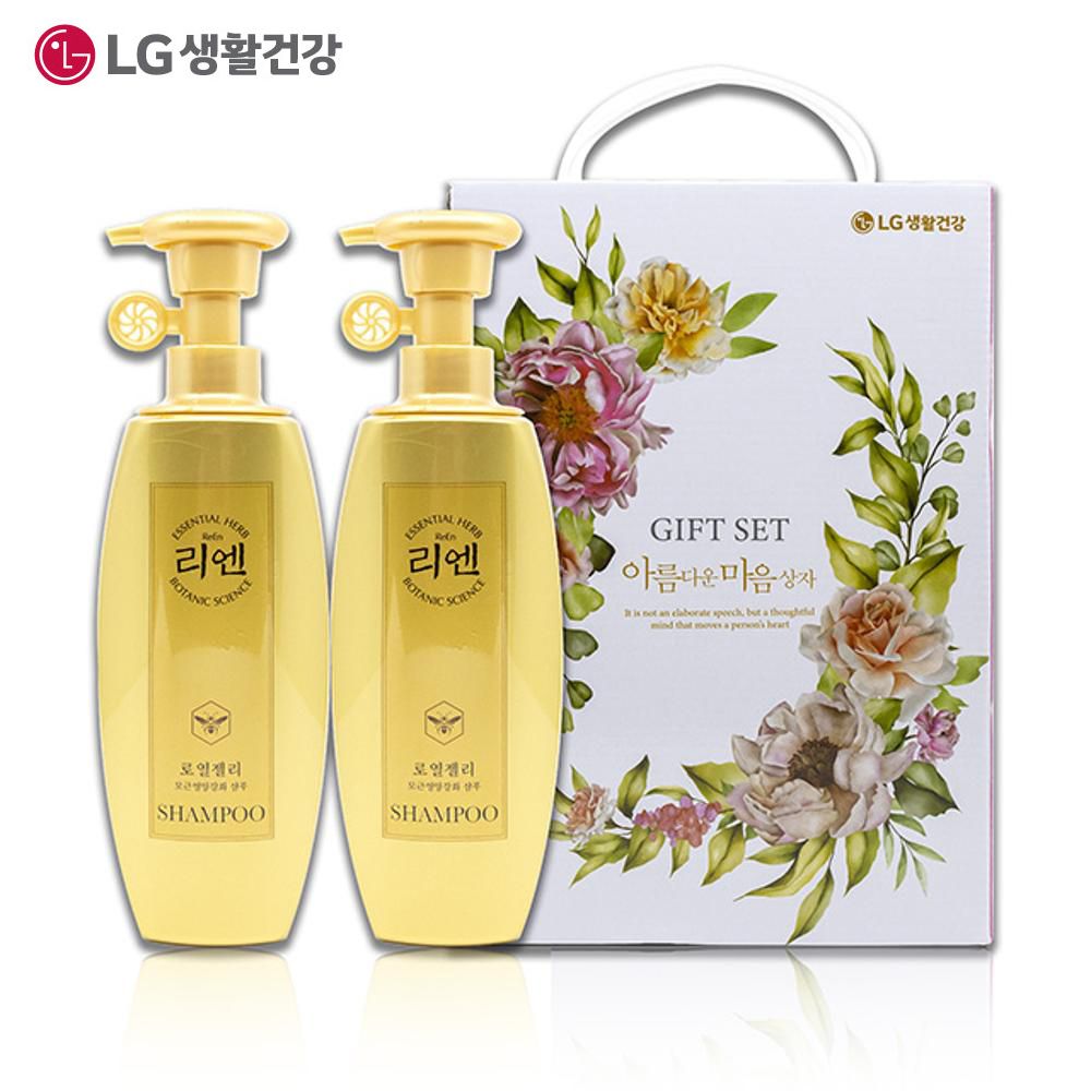 리엔 자윤 로열젤리 샴푸 400ml(2) 세트 선물 명절