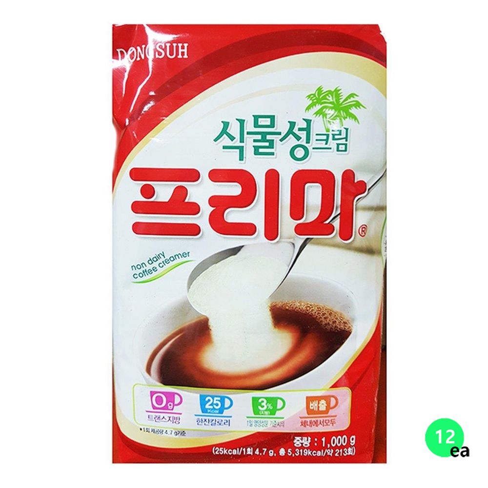 동서 프리마 커피프리마 커피프림 가정용 1KX12