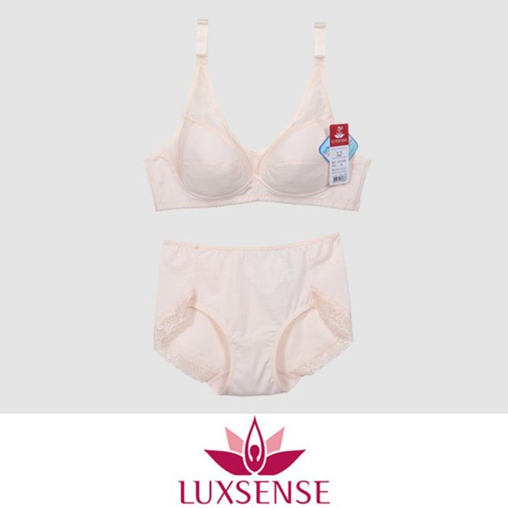 브라팬티 풀컵 속옷 세트 C컵 럭센스 노와이어