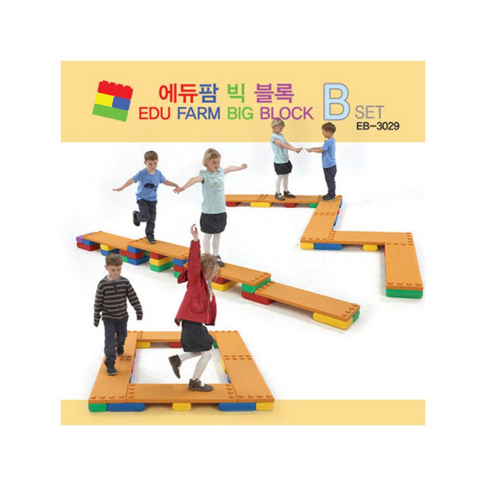 쿠쿠토이즈 에듀팜 빅블록 B세트 29pcs 78456