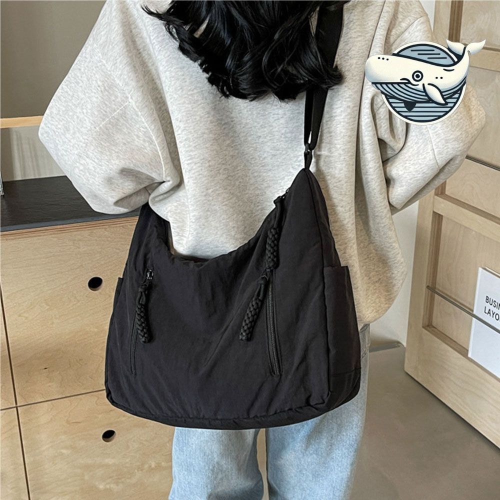 심플한 캐주얼 크로스백 실용적 데일리 숄더백