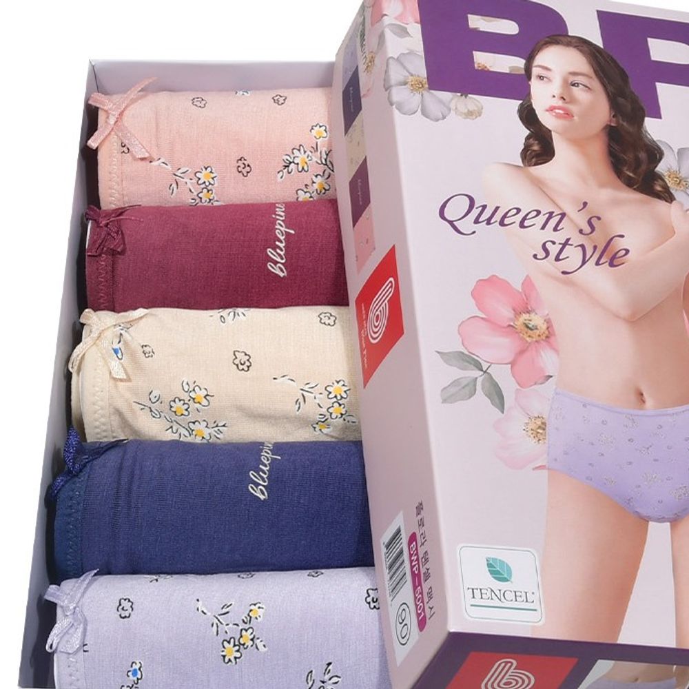 리본포인트 삼각팬티 5매입 SW0105