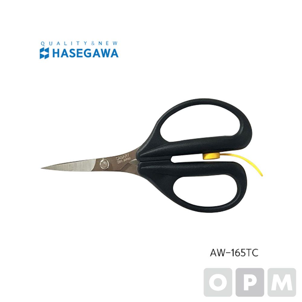 하세가와 곡선가위 AW-165TC 수예품 작업가위 가위
