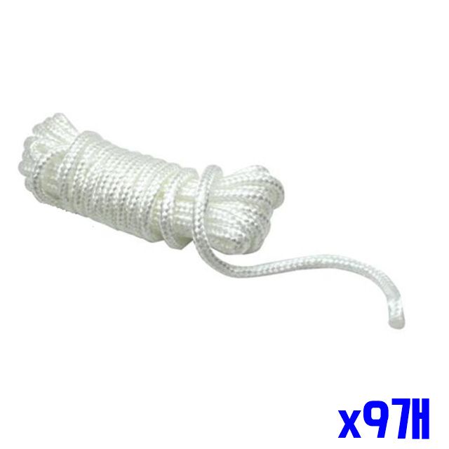 야외활동 x9개 다용도 5M 만능로프 등산용끈