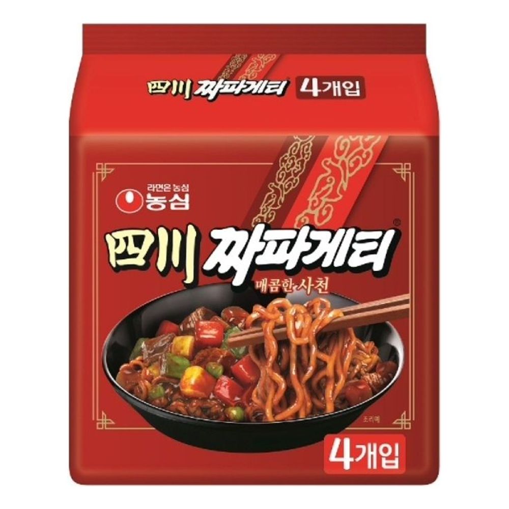 농심 사천짜파게티 137g X 4ea