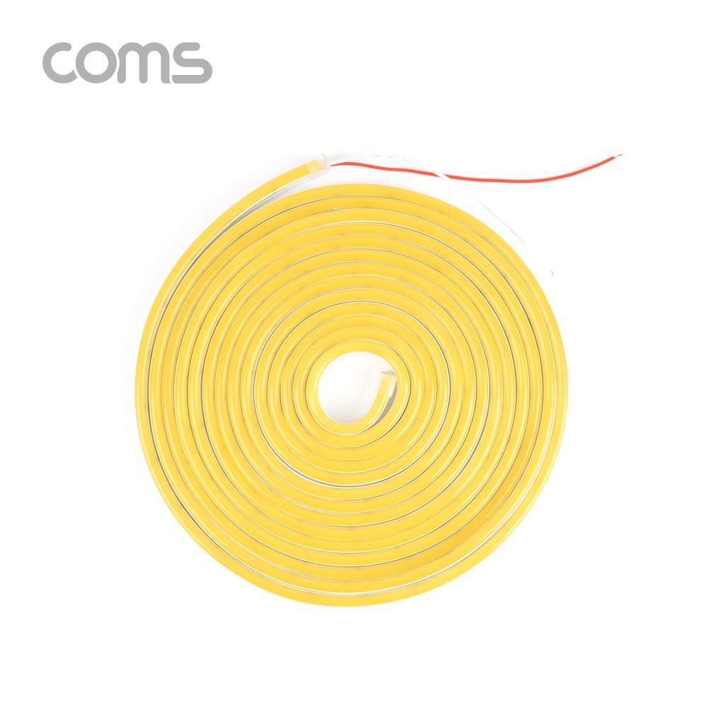 Coms LED 슬림형(줄띠형) DC전원 5M Yellow