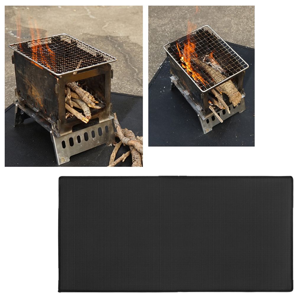 야외 캠핑 방염 매트 XL BBQ 그릴 시트 버너 취사용품