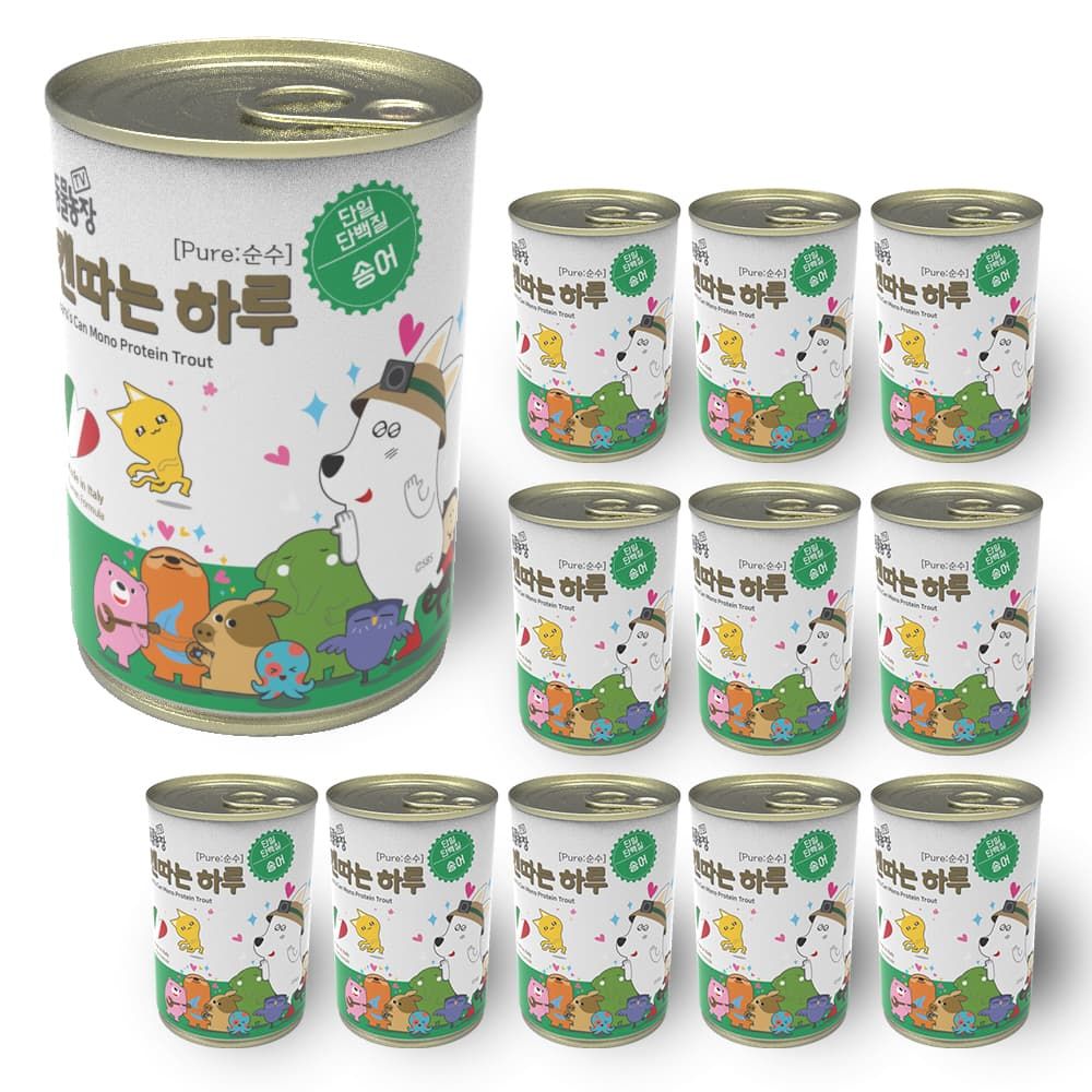 단일단백질 송어 400g x 12개