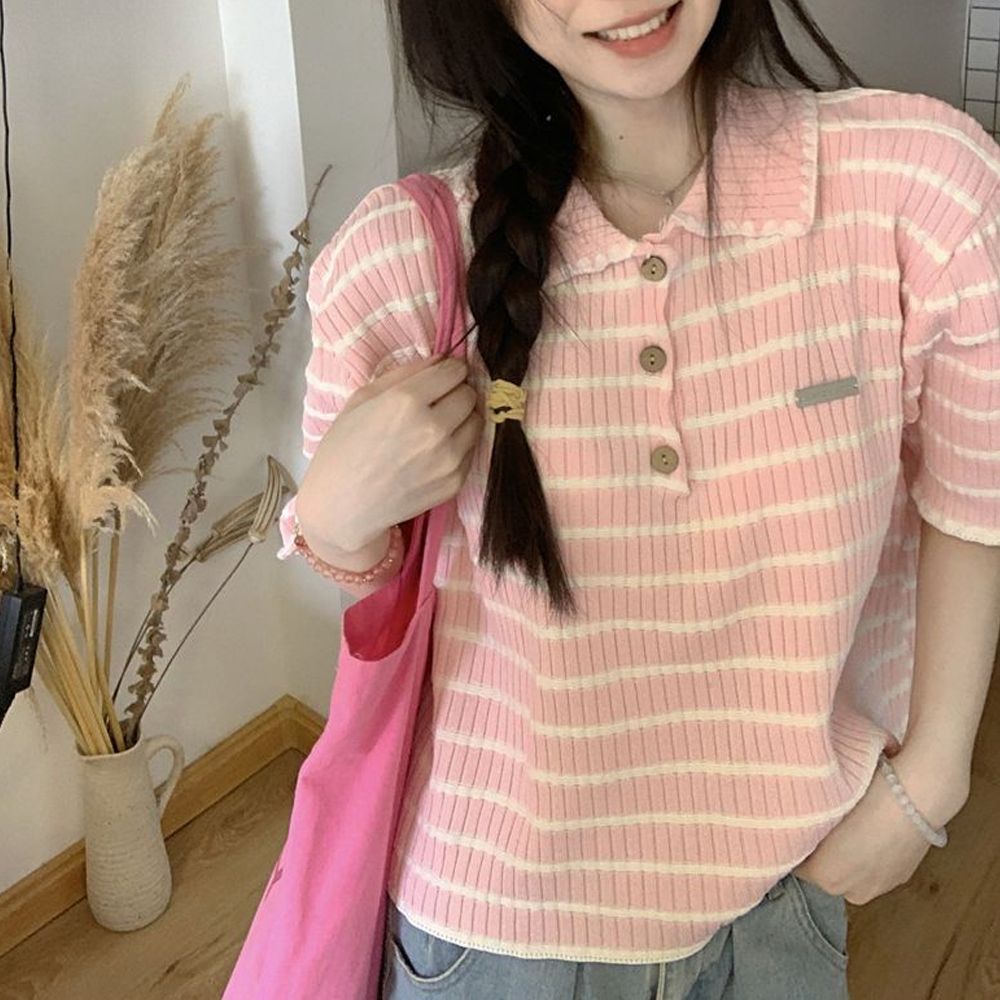 벨롱 인기 단가라 카라 반팔 티셔츠 추천