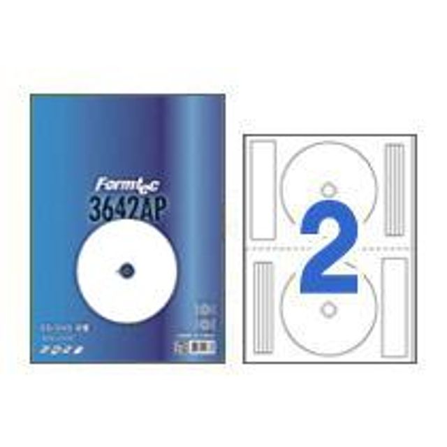 폼텍 CD DVD 잉크젯라벨 IJ-3642AP 100매