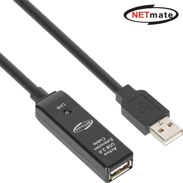 넷메이트 CBL-203-15M USB2.0 무전원 리피터 15m