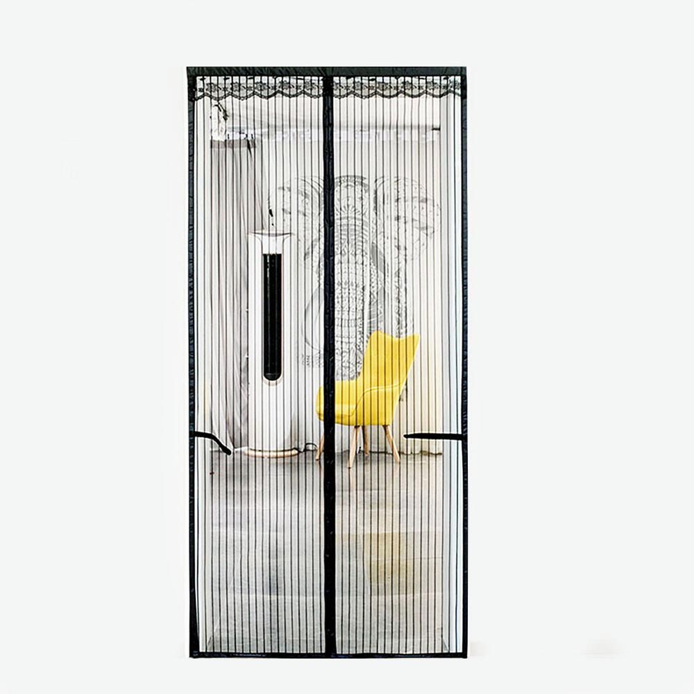 모기장 90x210cm 블랙 미세망 창문 분리형 현관