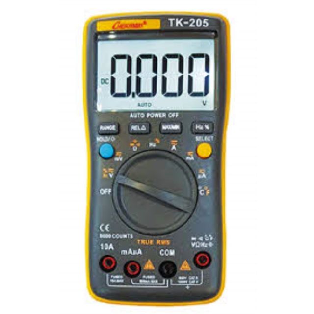디지털테스트기 AC750V/DC1000V/80mΩ/10A TK-205