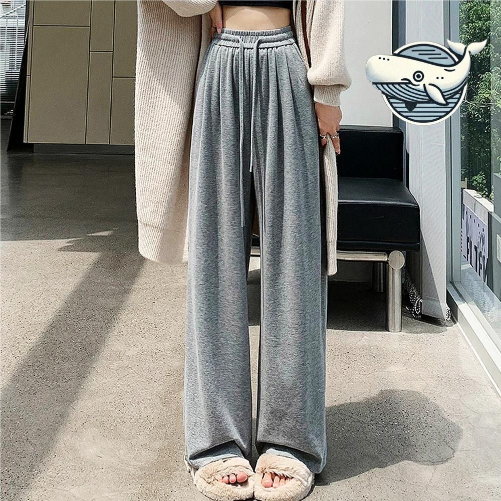 여자 통기성 와이드팬츠 데일리 심플 팬츠