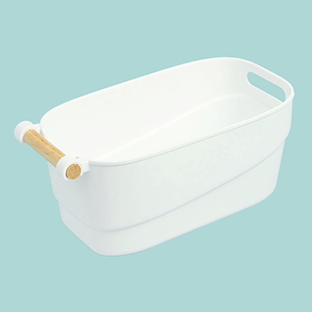 수납정리함 40x17cm 공간분리 심플 거실 PP