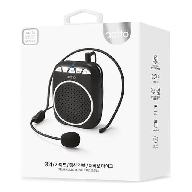 강의/판촉/가이드/어학 블루투스앰프헤드마이크MIC-09