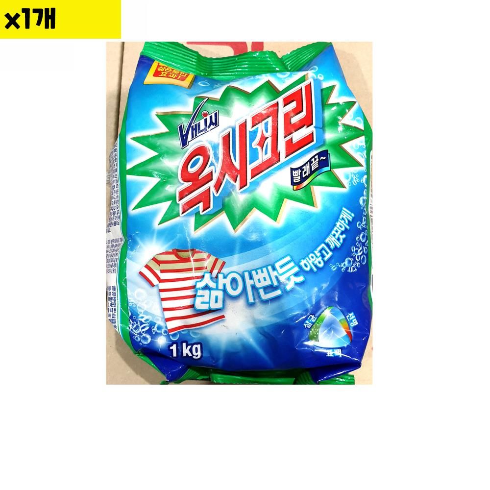 세탁세제 옥시크린 1Kg 1개 식자재 업소 비품 용품