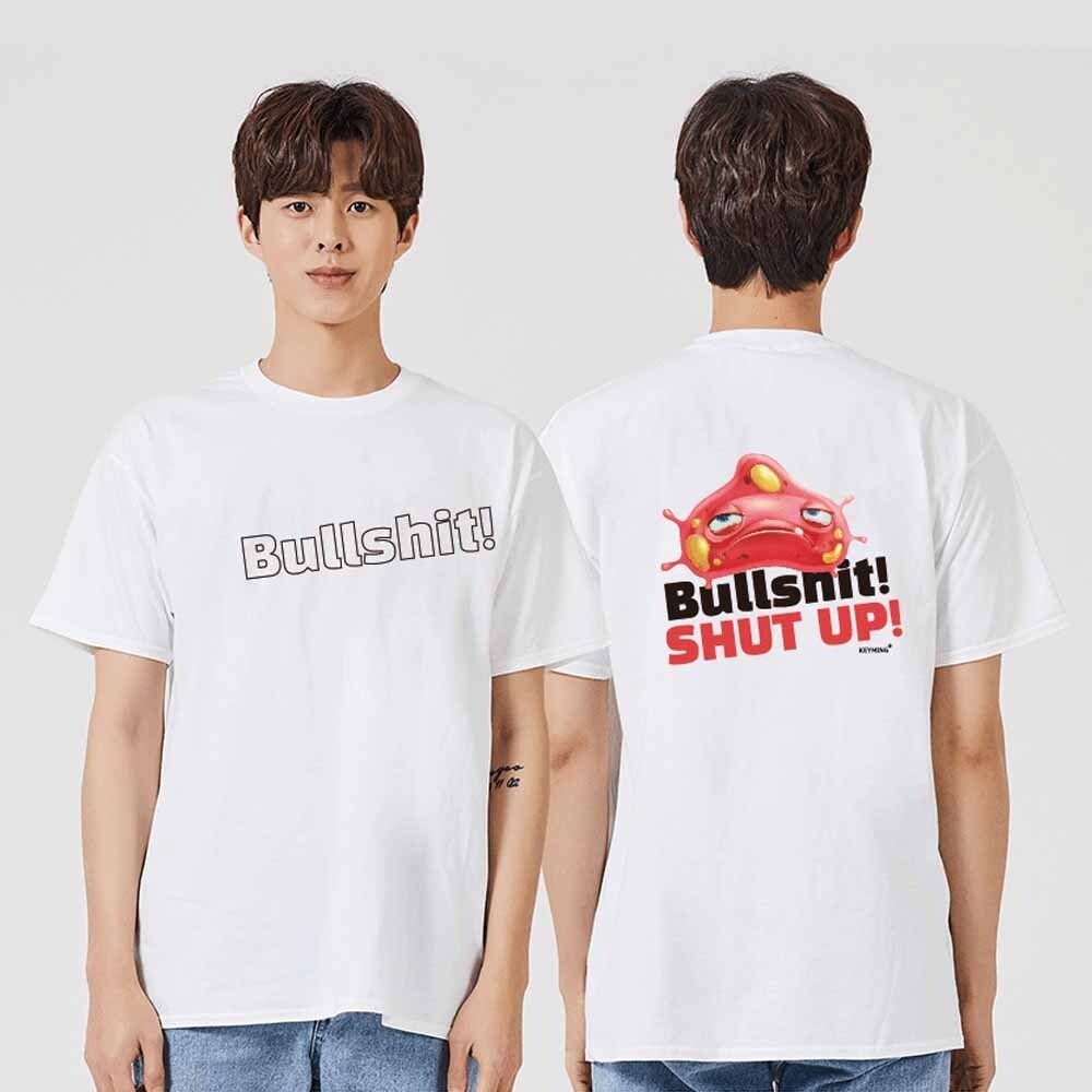 BULLSHIT 반팔티 라운드 가족티 커플티 단체티 동호회