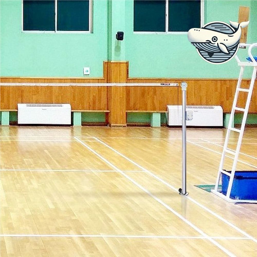 스텐 배드민턴 네트 지지대 2개 간편 설치