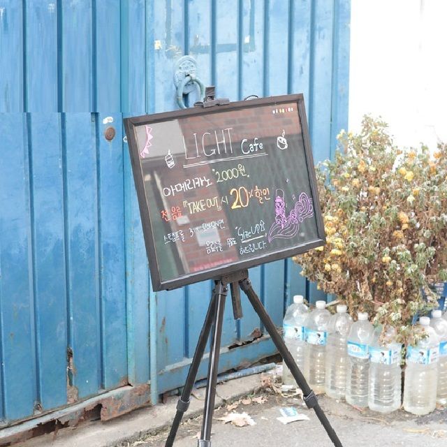 LED 형광 보드판 네온보드 블랙보드 40x60cm
