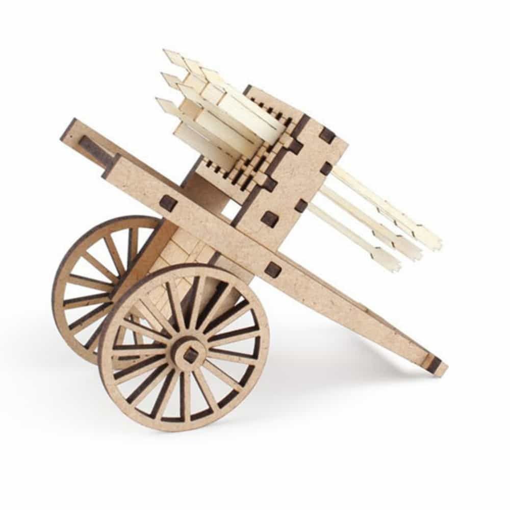 DIY 교육용 만들기 시리즈 신기전기화차조립 조립건물