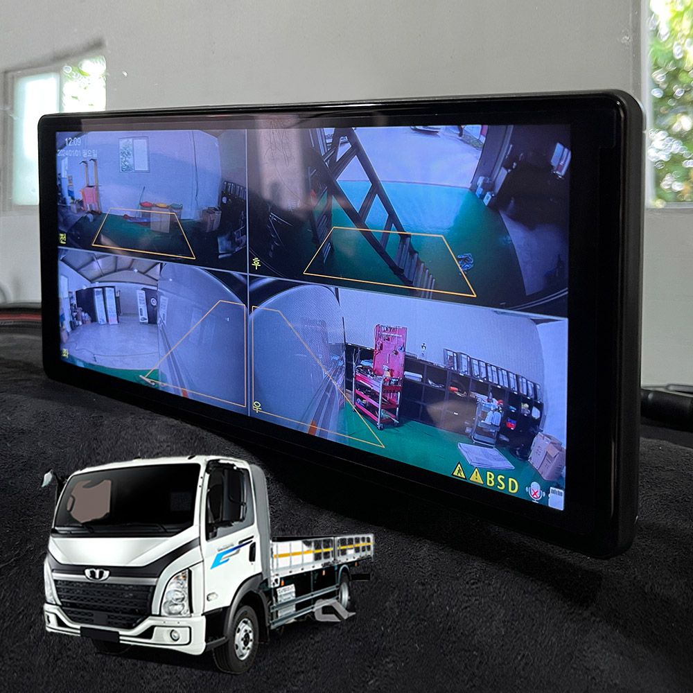 타타대우 더쎈 4채널블랙박스 호환 트럭커