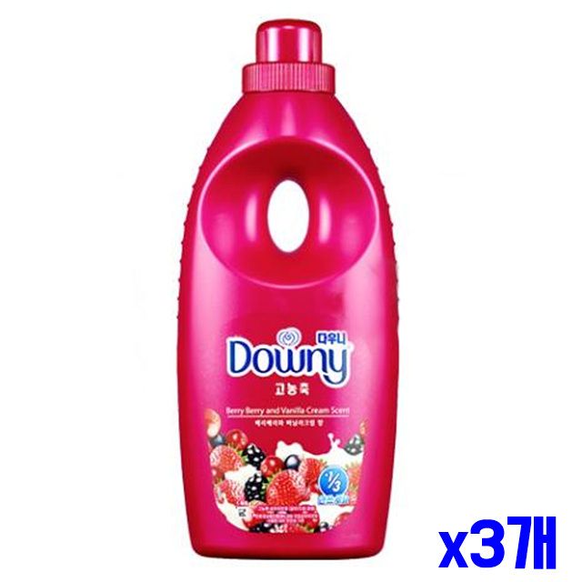 1L 고농축 베리베리 x3개 섬유유연제 바닐라크림 냄새