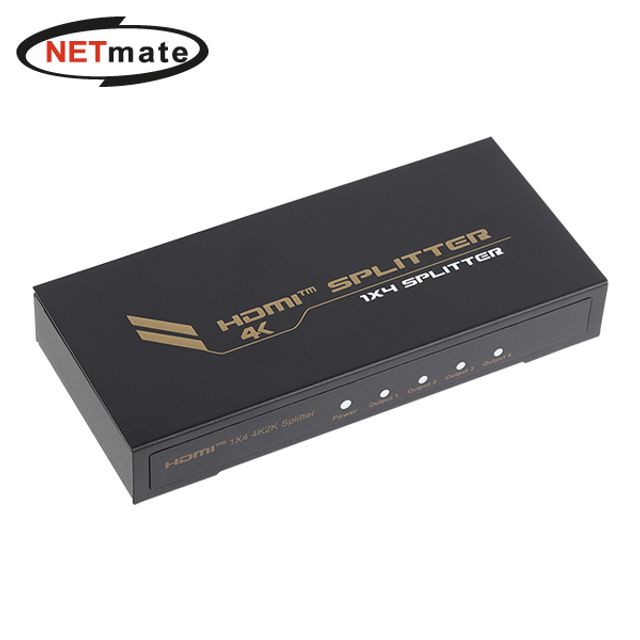 강원전자 넷메이트 NM-PTP14C 4K지원 HDMI 1 4 분배기