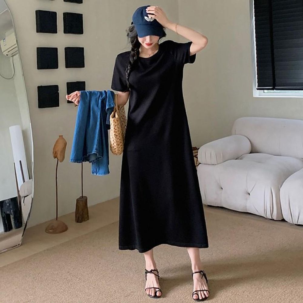 원피스 데일리 신상 뒷트임 여자 롱원피스