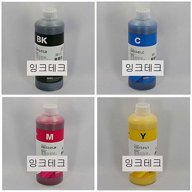 잉크테크 C M Y 엡손 WP-4521 4551 Pig 1Kg