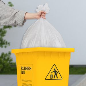 아이티알,NG 배접봉투 소 백색 58X75 100매/쓰레기 재활용비닐봉투