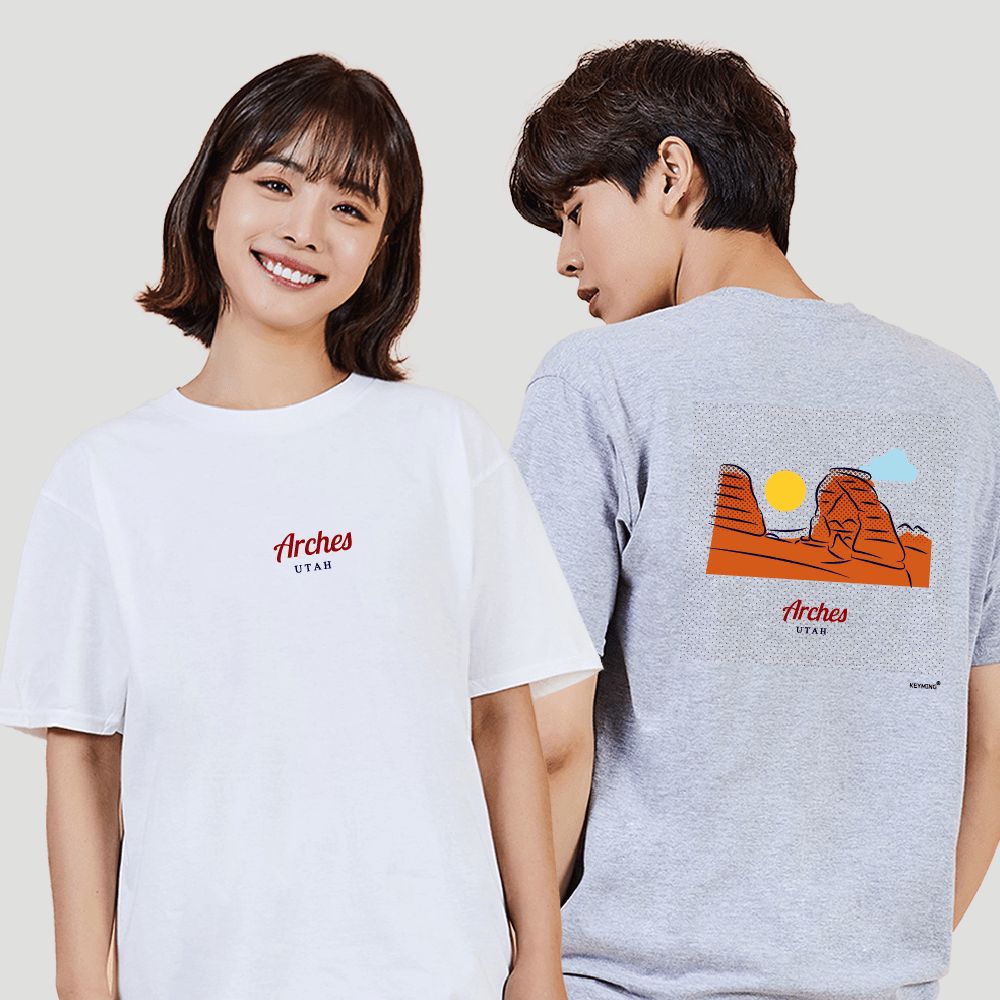 키밍 aeches 면반팔티 데일리반팔