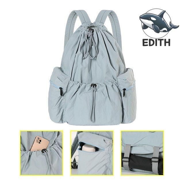 빈티지 스타일 캐주얼 백팩 가벼운 학생 데일리