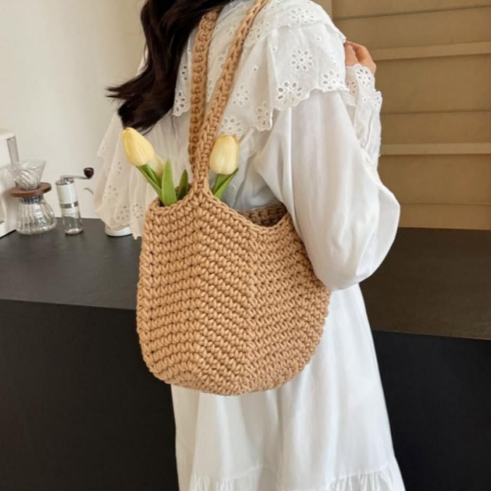 여자 가방 신상 데일리 여름 비치 니트 숄더백 펀치