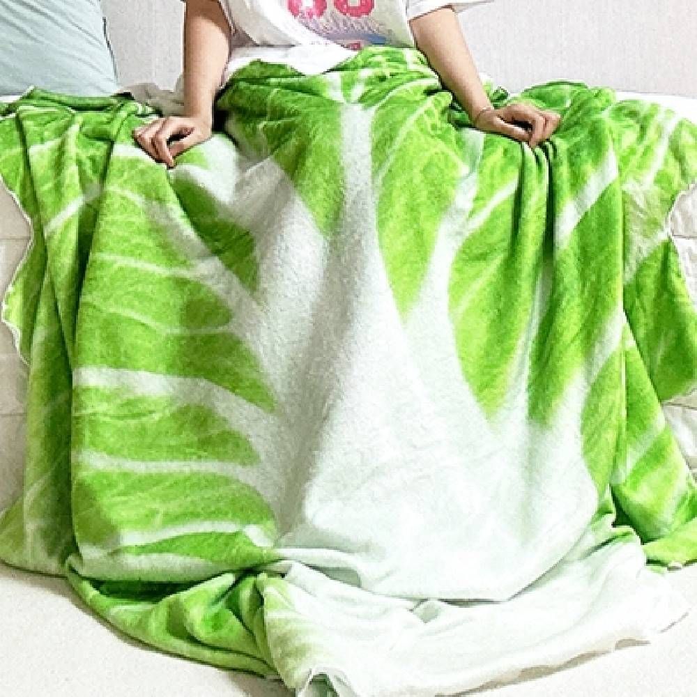 중-배추이불 특이한담요 웃긴담요 담요이불 무릎담요