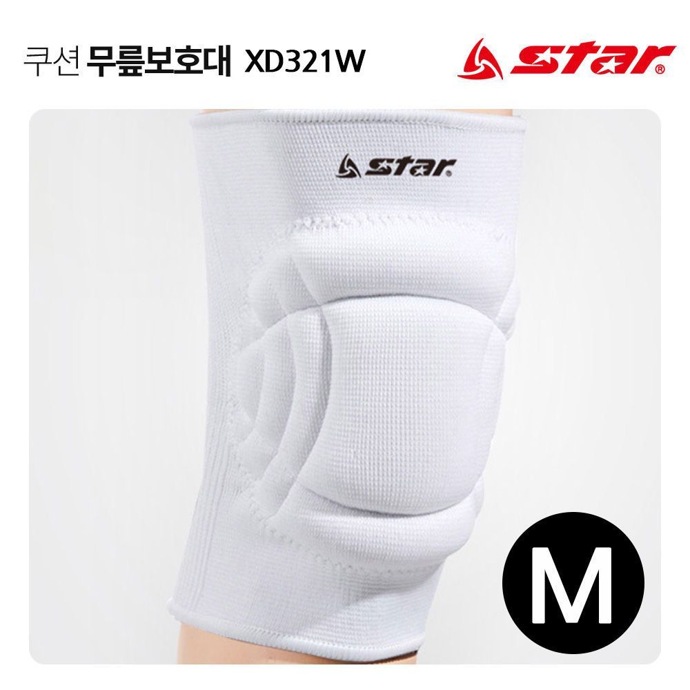 보호용품 무릎보호대 쿠션 화이트 M XD321W