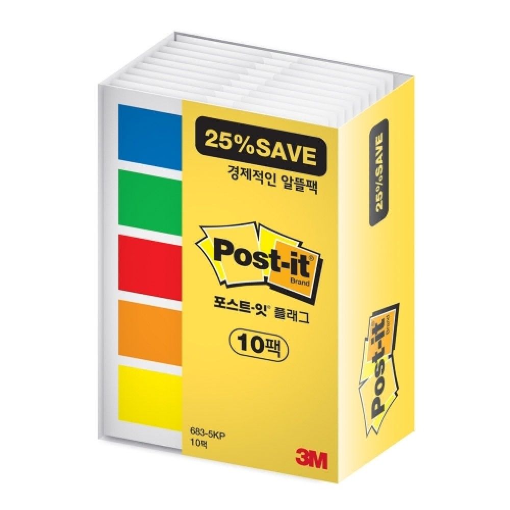 3M 포스트잇 플래그 6835KP 알뜰팩Saving pack