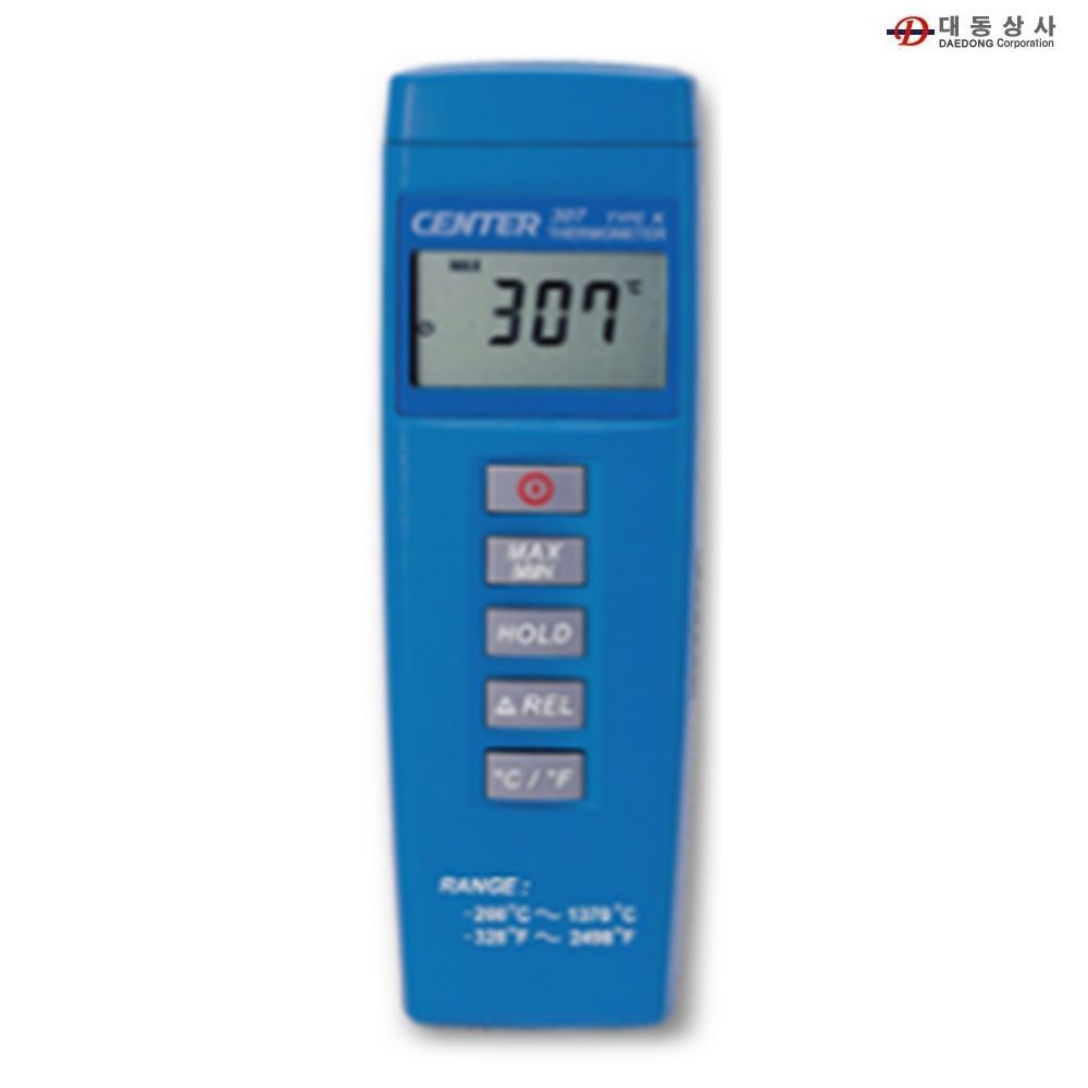 디지털온도계 CENTER307 접촉식 -200~1370도 기본형