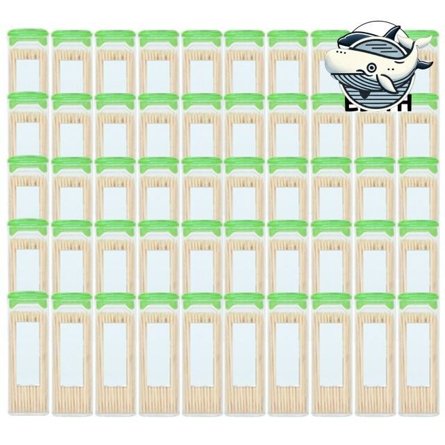 세련된 미니 휴대용 이쑤시개 50P 거울 포함