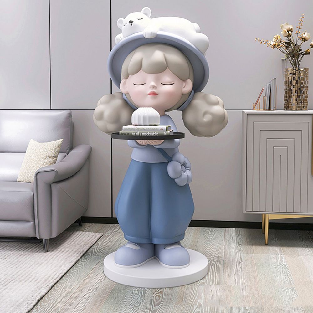 사이드 70cm 테이블 협탁 소녀
