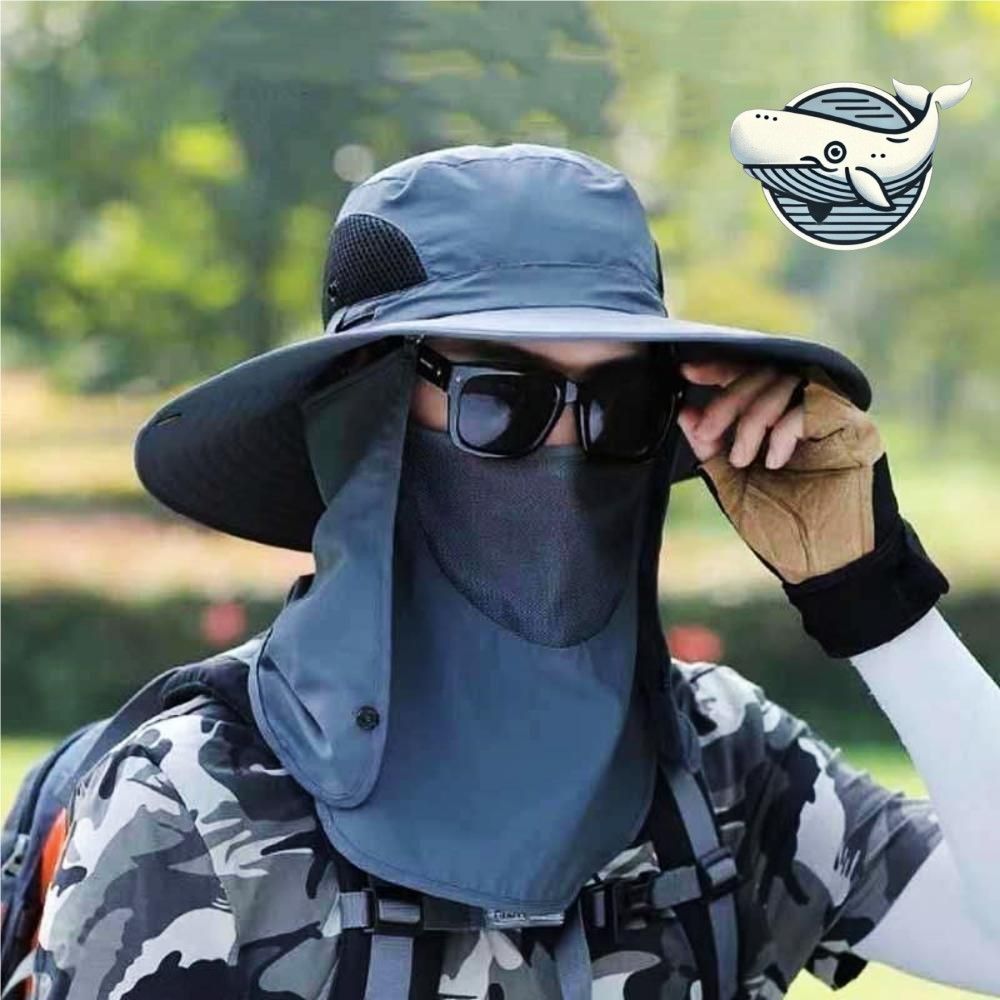 다용도 차단 모자 낚시 등산용 햇빛 가리개 캡