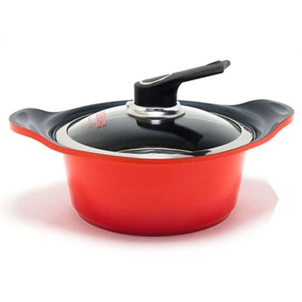 키친아트 냄비 통주물 세라믹 찌게 양수 냄비 S 20cm