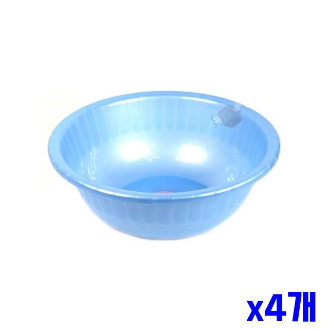 바가지 주방 x4개 39x15cm 설거지통 다용도볼
