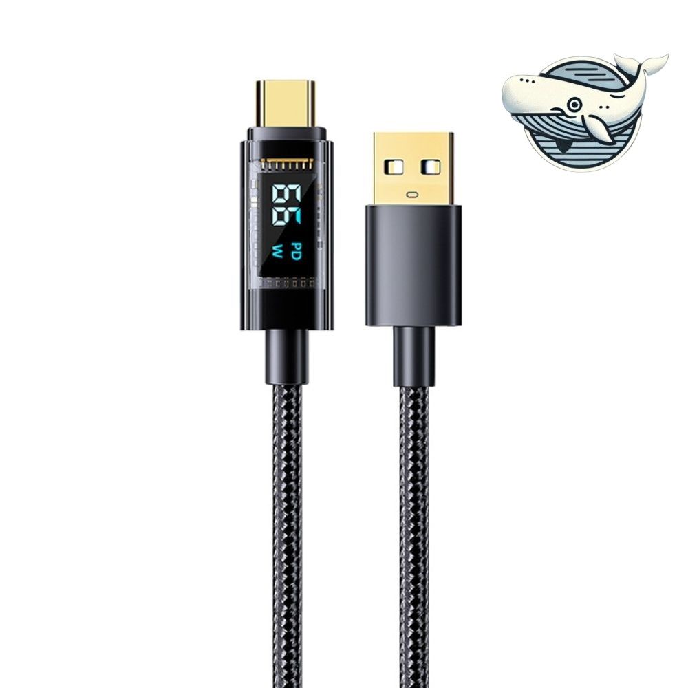 디지털표시 고속충전 USB C타입 케이블