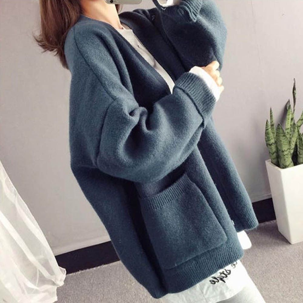 하프 아우터 가을 여성 긴팔 캐주얼 이쁜 단색