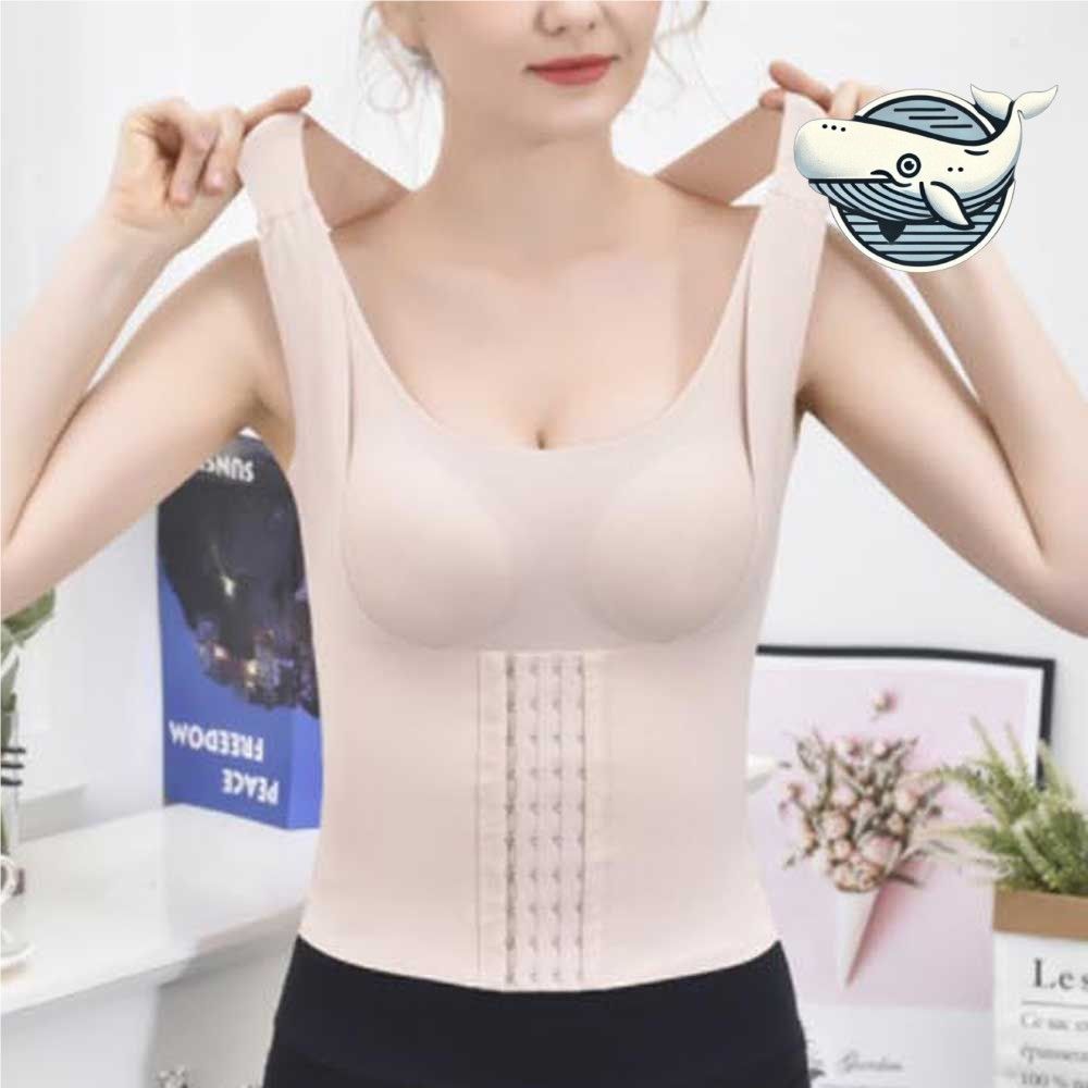 완벽 보정 쉐이프웨어 세미 코르셋 브라탑 속옷