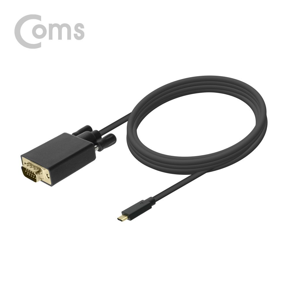 USB 3.1 Type-C(M) to VGA(M) 컨버터 케이블 2M 1080p