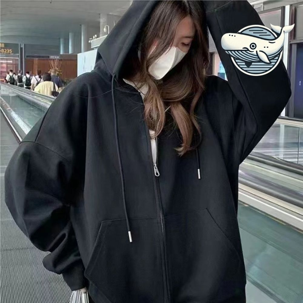 편안한 오버핏 후드집업 데일리 캐주얼 외출룩